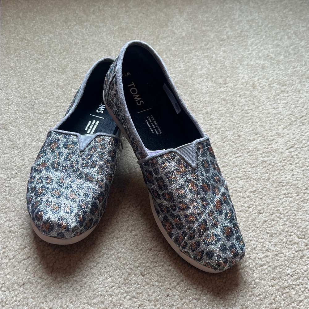 TOMS Animal Print Slip-On Shoes